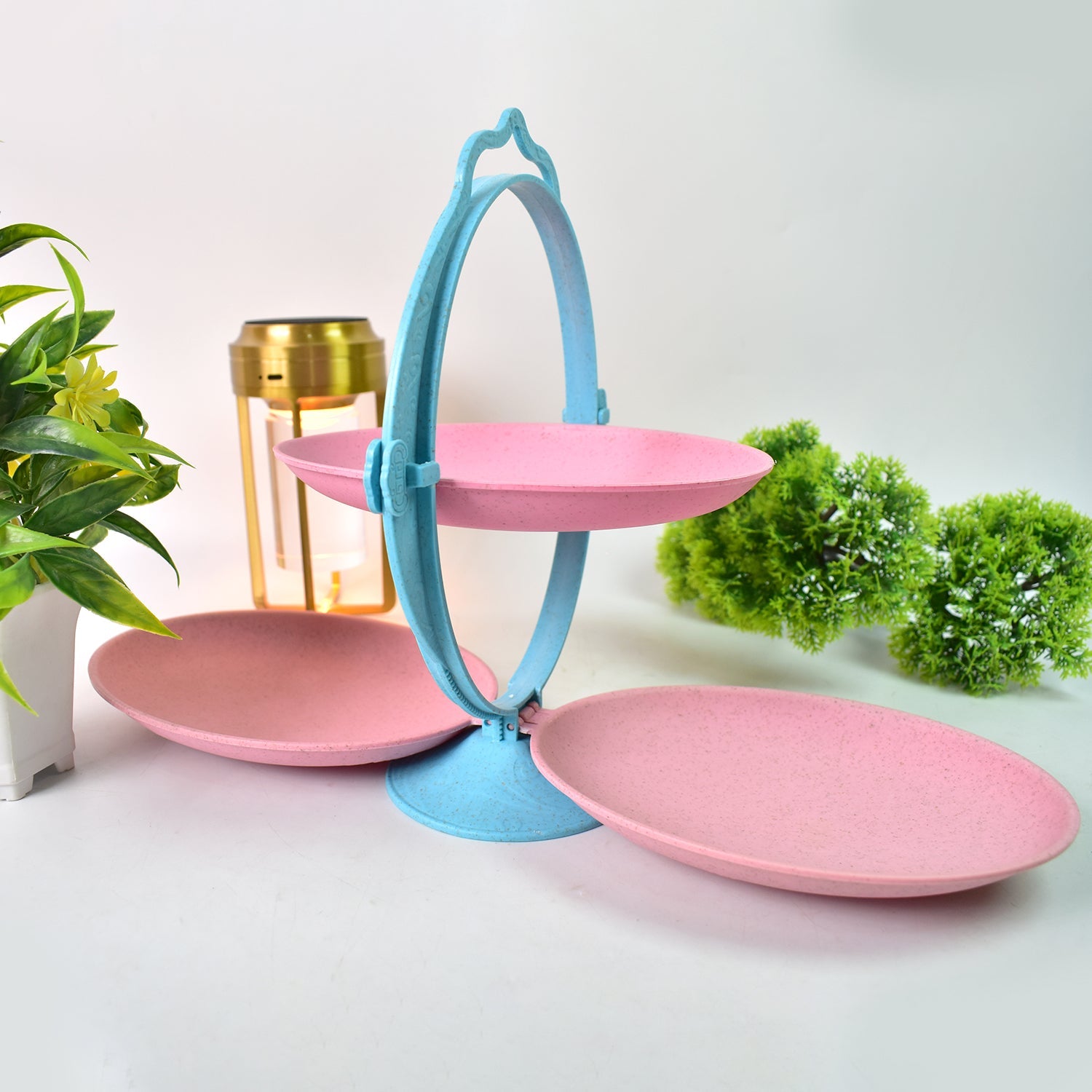 Foldable Fruit Plate Candy Dish | Multi Use Mirror Shape Dried Fruit Tray (1 Set) Foldable Fruit Plate Candy Dish | Multi Use Mirror Shape Dried Fruit Tray (1 Set)